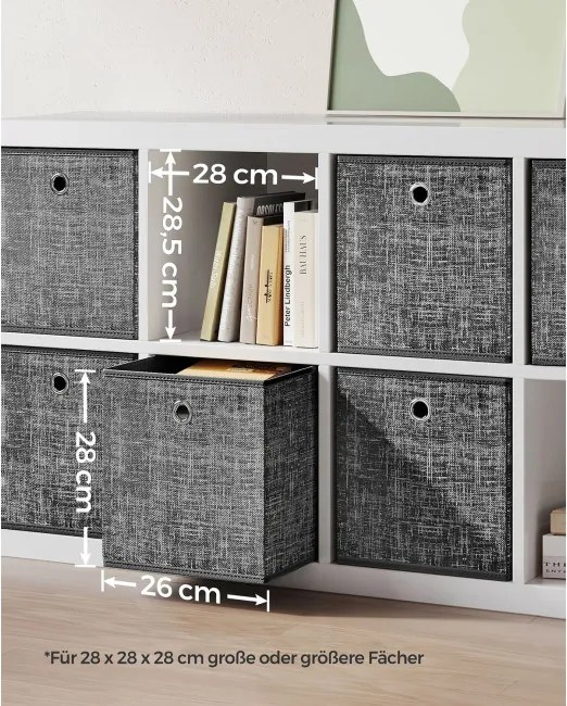 Set stohovateľných boxov RFB026B01(6 ks)