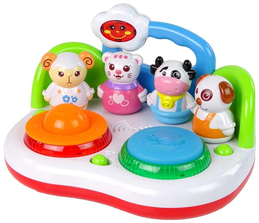Lean Toys Interaktívna hračka DJ so zvieratkami