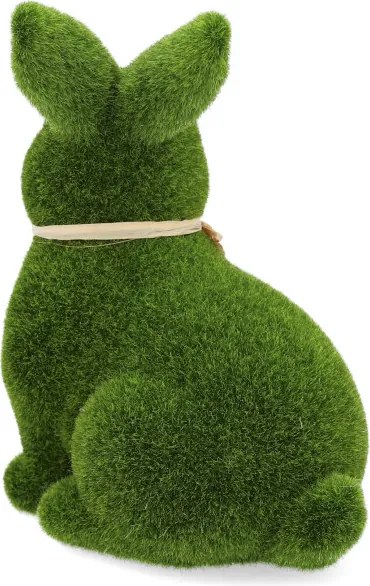 Dekoratívna figúrka POLY v tvare veľkonočného zajaca, zelená 965269