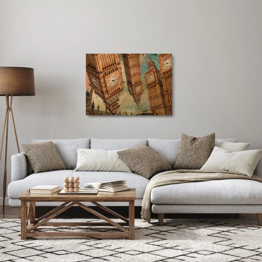Sklenený obraz - Big Ben, Londýn (70x50 cm)