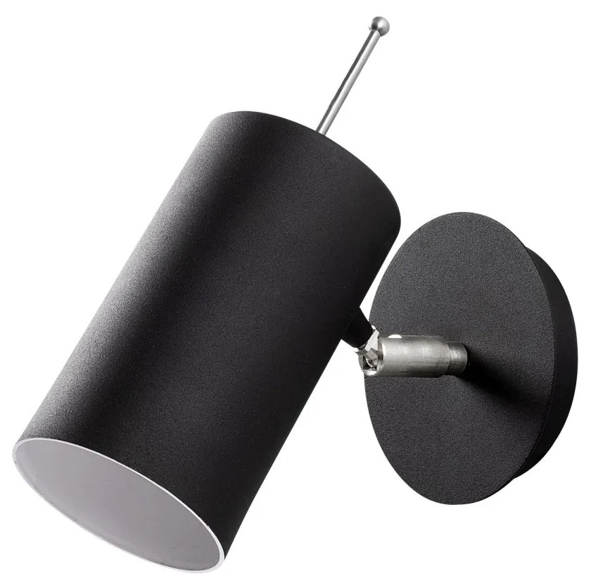 Nástenné svietidlo Kem II čierne