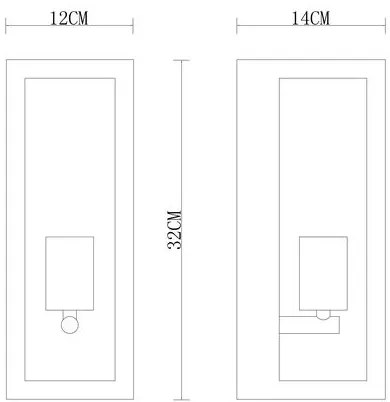 Globo 31980 - Vonkajšie nástenné svietidlo GUNDULA 1xE27/60W/230V IP44