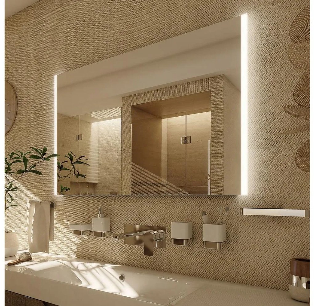 NIMCO ZP 11019 - LED Kúpeľňové podsvietené zrkadlo 6500K 70x90 cm IP44 NM0095