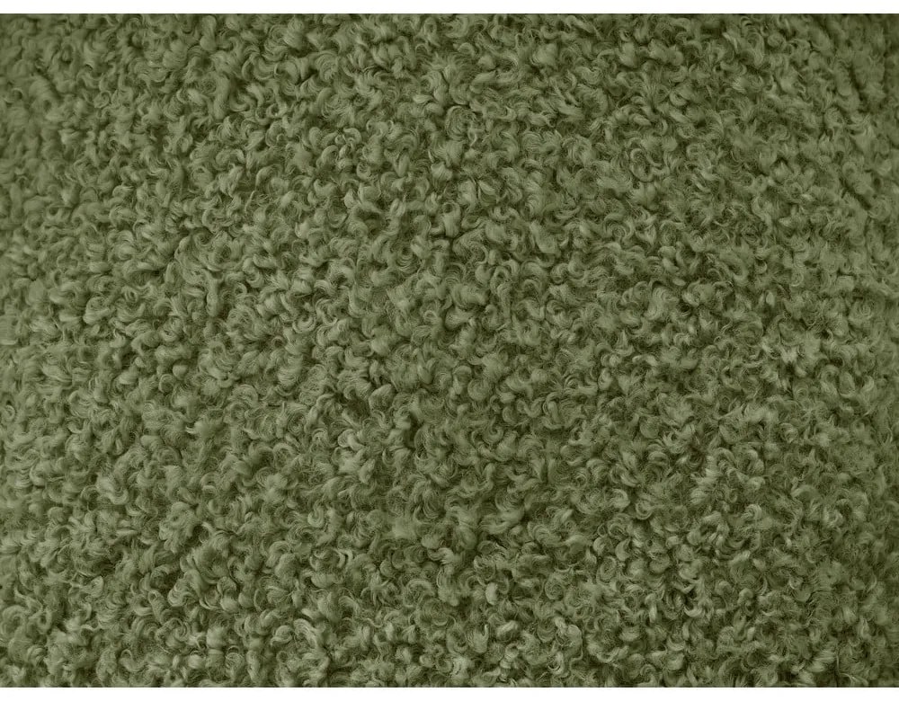 Zelená podnožka z textílie buklé Hippolyte – Bobochic Paris