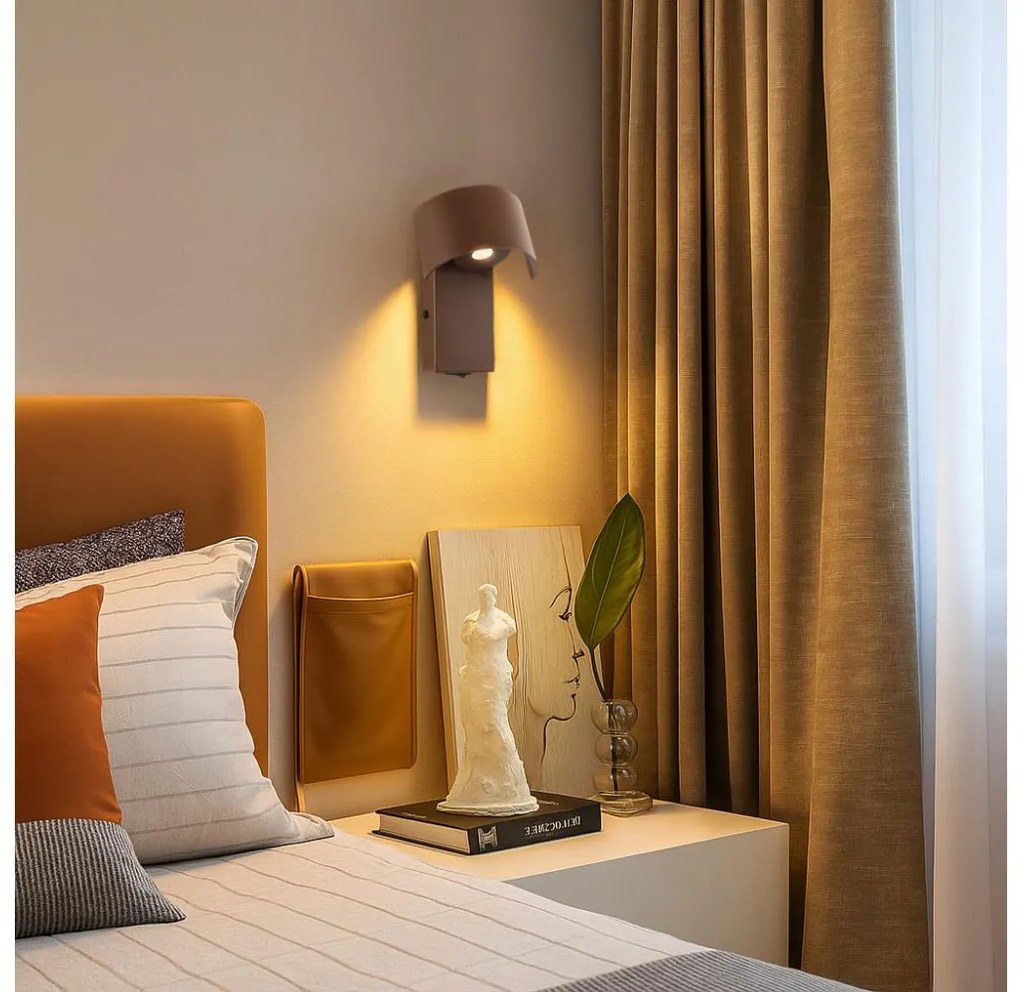 Brilagi - LED Nástenná lampa VASTO LED/3W/230V hnedá