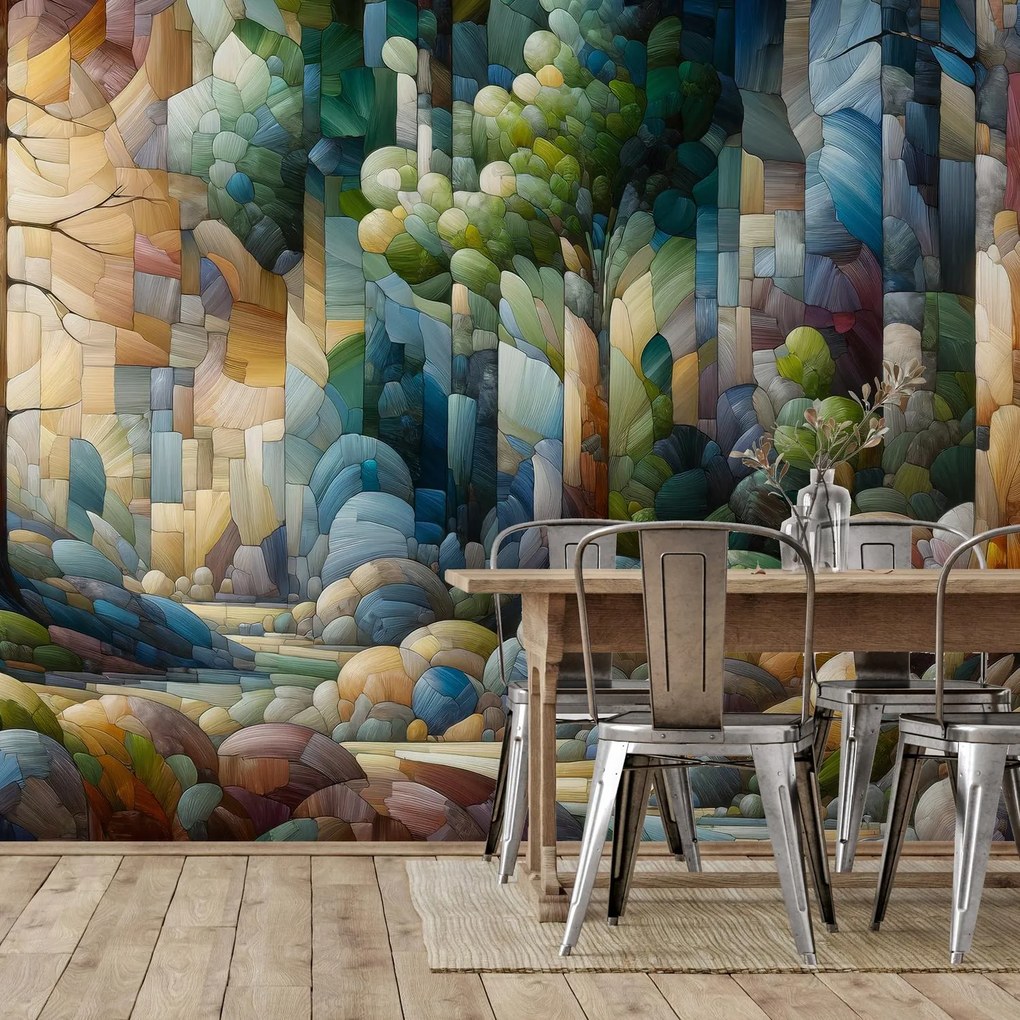 Fototapeta - Lesná koláž (147x102 cm)