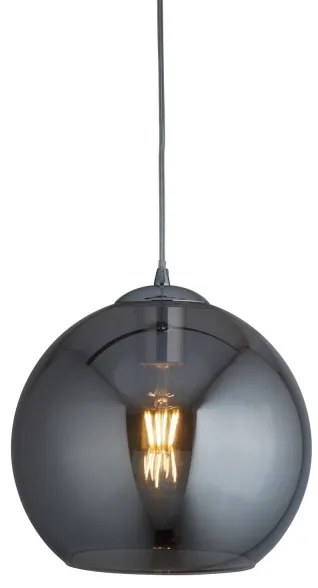 Searchlight - Luster na lanku BALL 1xE27/60W/230V čierna