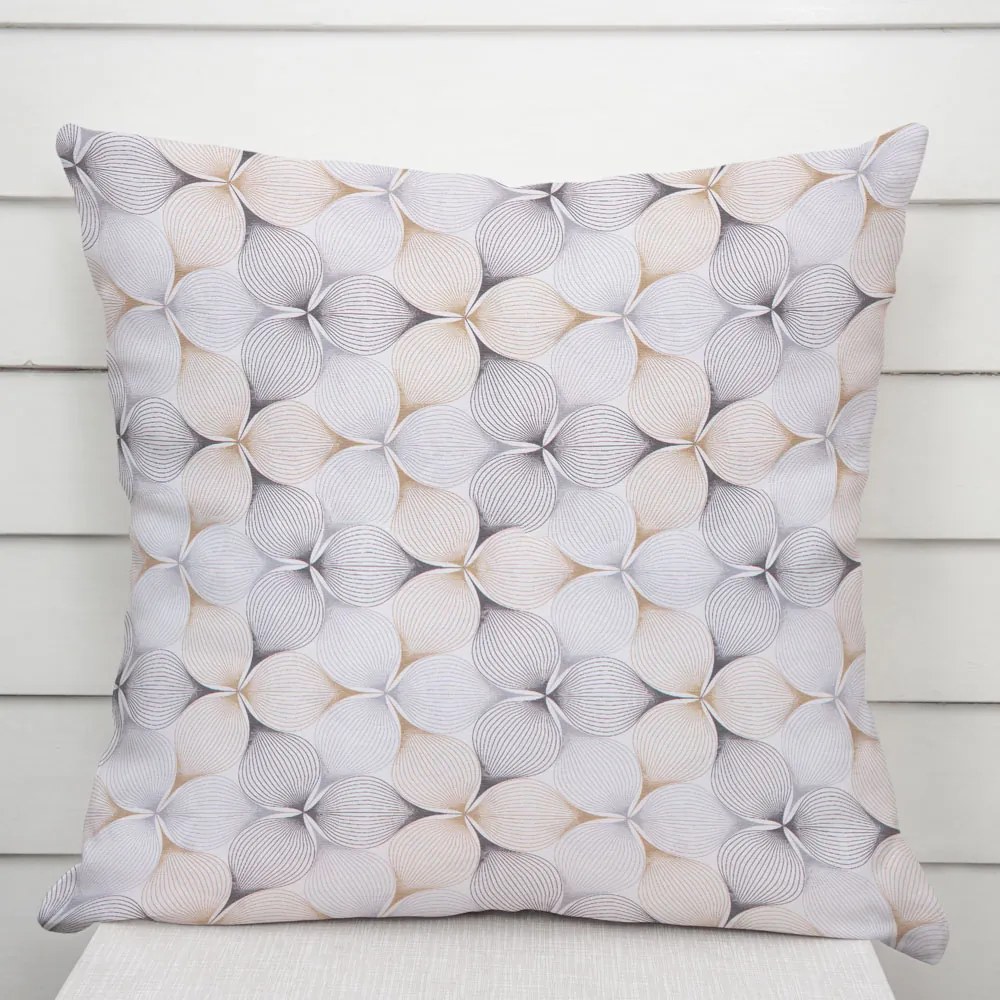 Biante Dekoračná obliečka na vankúš PML-031 Designové geometrické obrazce na bielom 70 x 90 cm