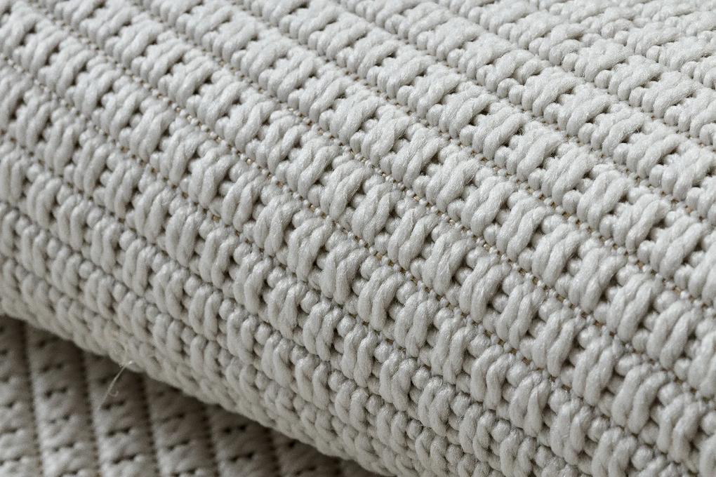 Dywany Łuszczów Kusový koberec Timo 5979 White – na von aj na doma - 140x190 cm