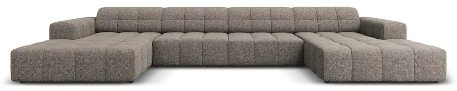 Tmavosivá rohová pohovka (do tvaru "U") Chicago – Cosmopolitan Design