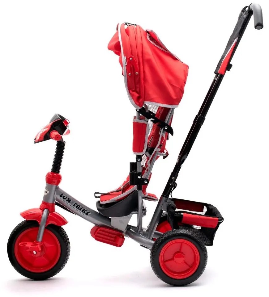 Detská trojkolka so svetlami Baby Mix Lux Trike ružová