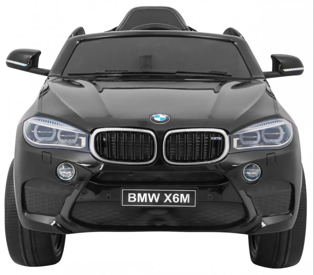 Elektrické autíčko BMW X6 M lakované - čierne