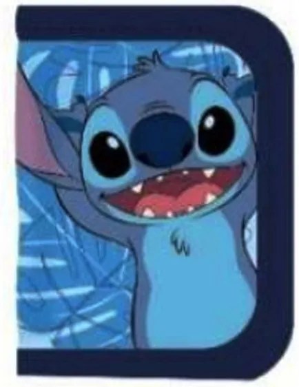 DIFUZED - Chlapčenská textilná peňaženka Lilo &amp; Stitch - modrá