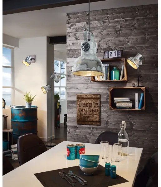 Eglo 49619 - Luster na lanku BARNSTAPLE 1xE27/40W/230V