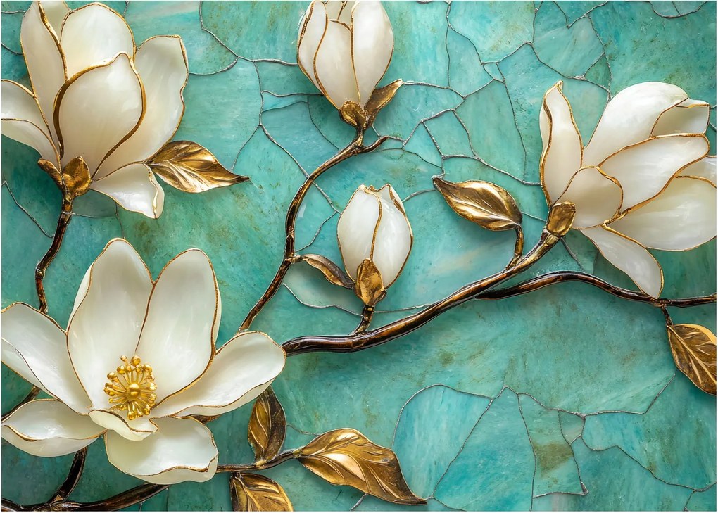 Obraz - 3D magnólia (70x50 cm)