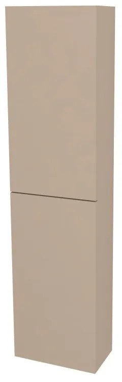 Mereo, Mereo Aira, kúpeľňová skrinka 170 cm vysoká, ľavé otváranie, Multidecor, Šedý kameň, MER-CN794LNSEKA