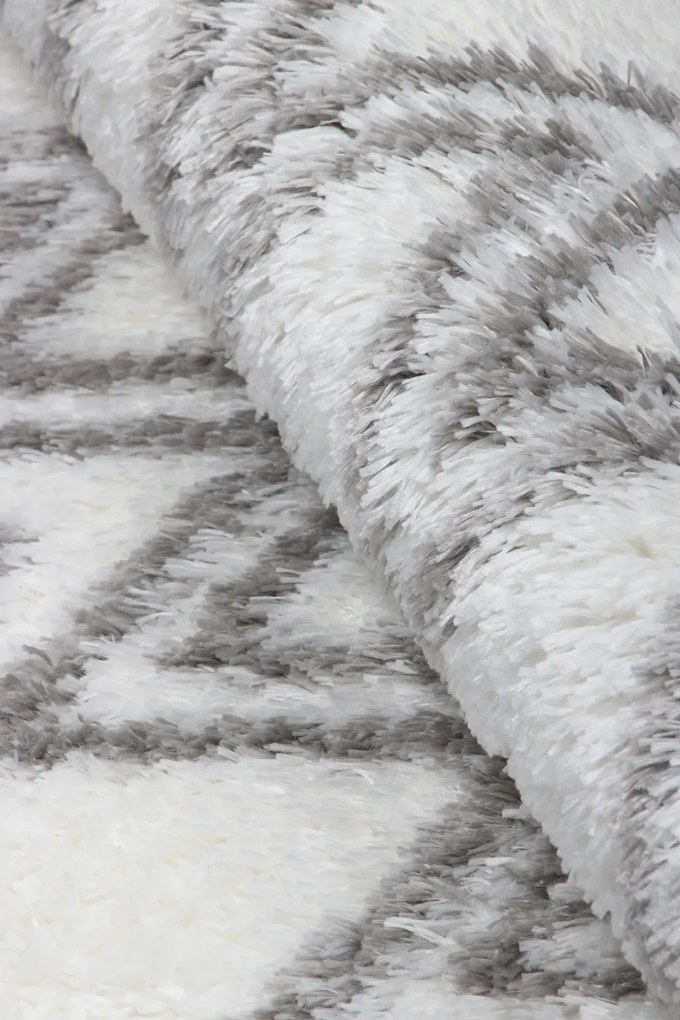 Koberec Boho 590 CREAM/D.GREY rozmery koberec: 80x150 cm