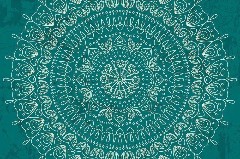 Tapeta kreslená Mandala