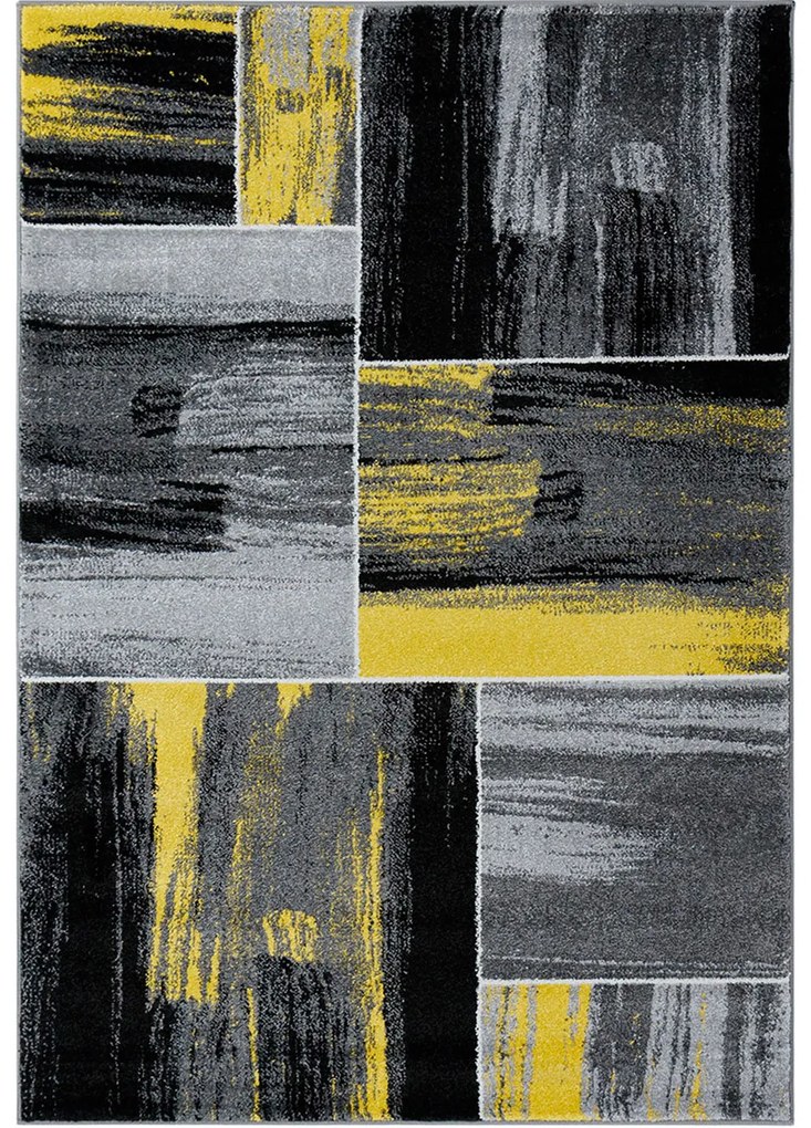 Ayyildiz, Kusový koberec Lima 1350 yellow, 200x290, šedá, kancelária