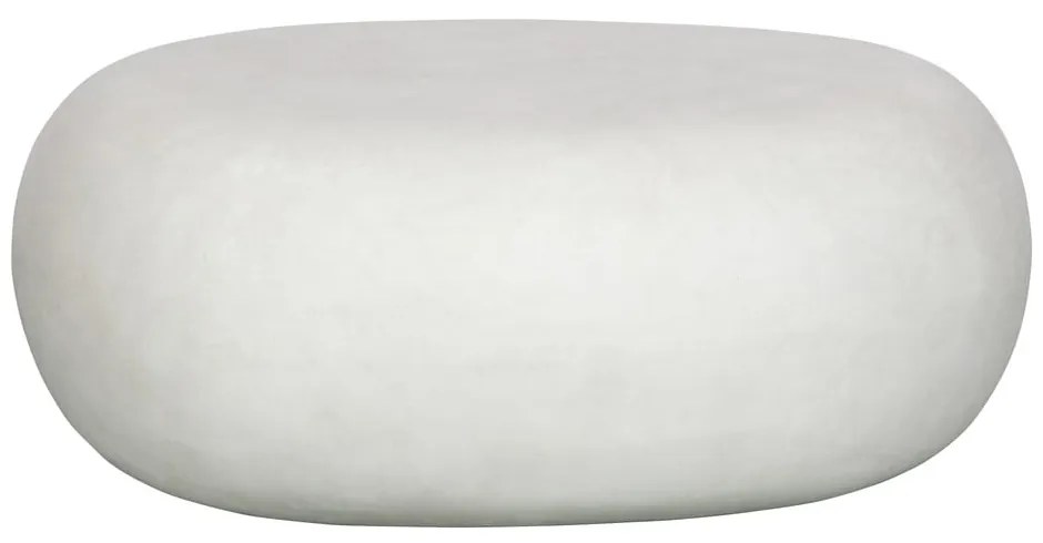 Biely konferenčný stolík 49x65 cm Pebble – vtwonen