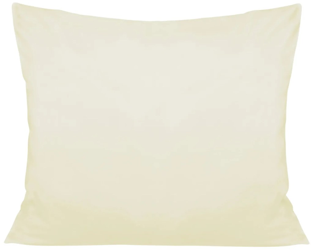 SATÉNOVÁ OBLIEČKA NA VANKÚŠ 50X80 CM KRÉMOVÁ