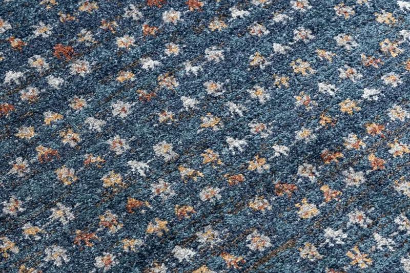 Moderný koberec BELLE BG58A tmavomodro / béžový