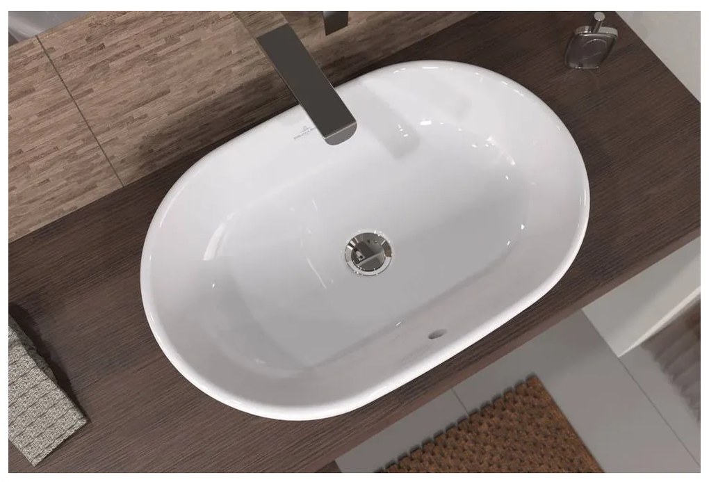 Villeroy & Boch Architectura - Umývadlová misa 600x400 mm, s prepadom, alpská biela 5A266001