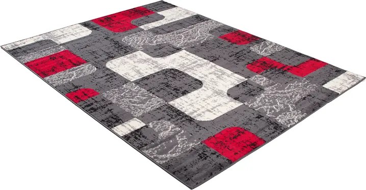 TA Koberec D322A DARK GRAY CHEAP PP CRM Sivý Obdĺžnikový Rozmer: 60x100 cm