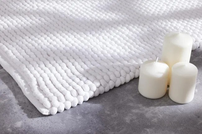 Kúpeľňový koberček Javo Premium biely