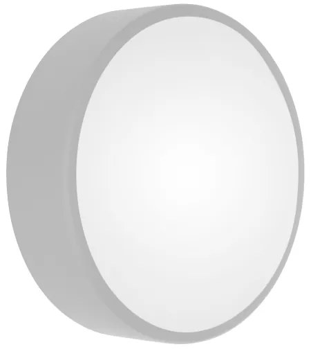 Stropné svietidlo CLEO so senzorom, 2xE27/24W/230V, priemer 30 cm, sivé