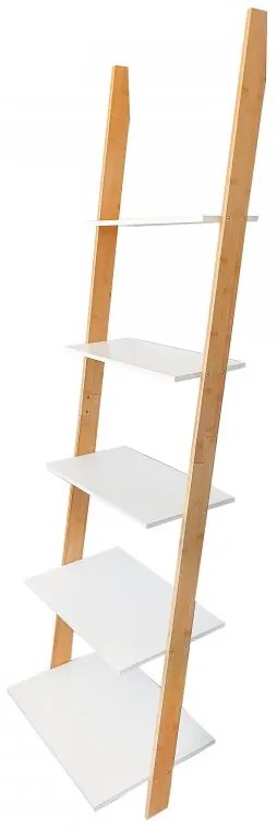 Bambusový stojan na rebrík