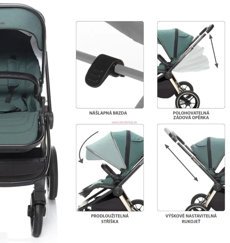Športový kočík Move Cross 2, Granit Grey/Black