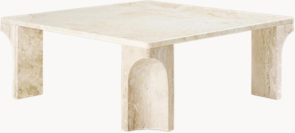 Travertínový konferenčný stolík Doric, Š 80 cm