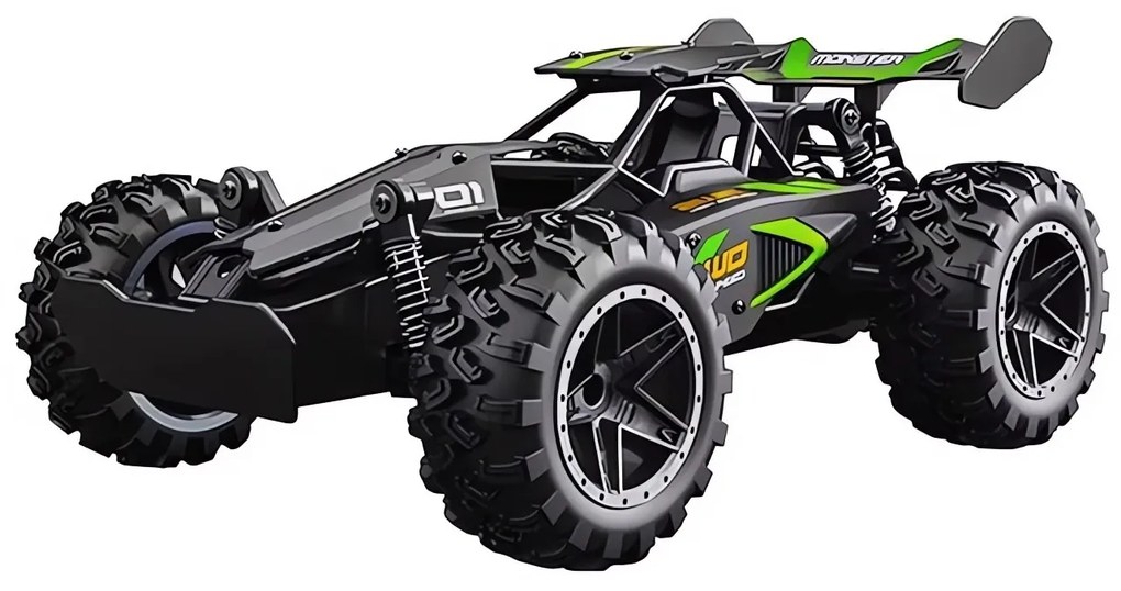 Kruzzel 22439 Terénne auto RC 1:18, 2.4Ghz, 15 km/h čierne