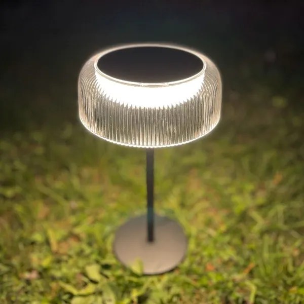 Zuma Line DT33111-LED Stm. solárna nab. lampa BLUET LED/2,5W/2000 mAh IP44 čierna