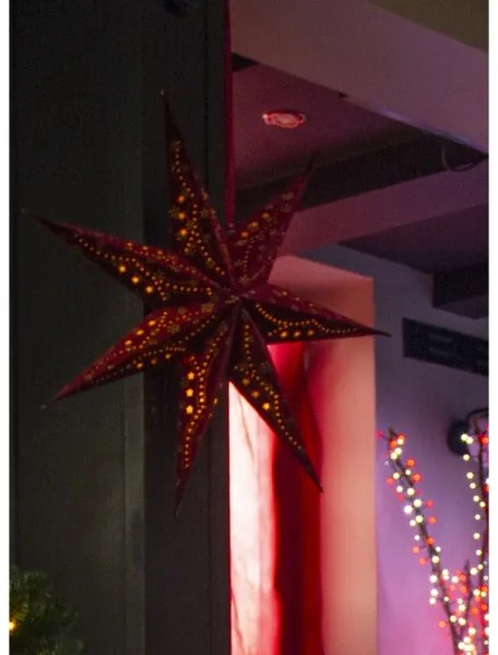 Retlux - LED Vianočná dekorácia LED/3xAA hviezda červená