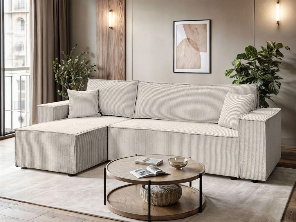 ROHOVÁ SEDAČKA TERRY 247 x 143 cm POSO 100