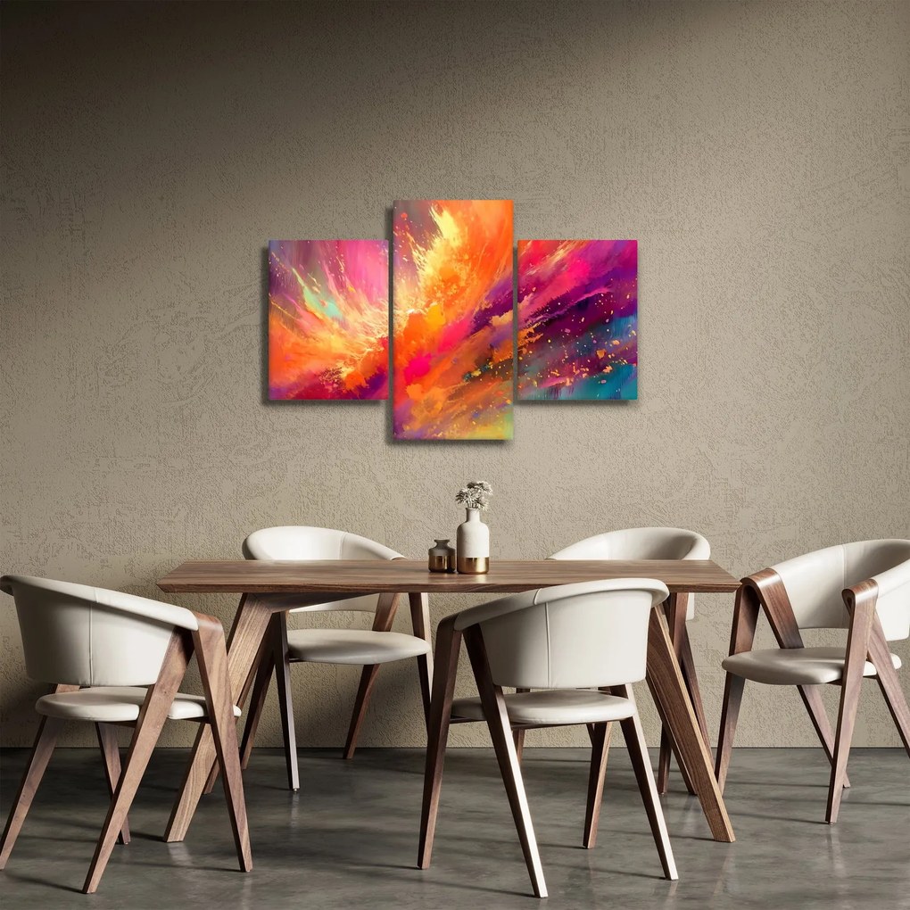 Obraz - Dynamická abstrakcia (90x60 cm)