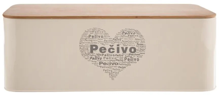 Chlebník Pečivo SRDCE 42x22,5x16 cm