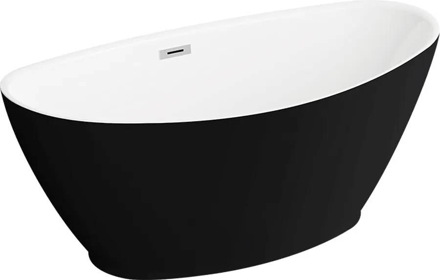 Polimat Akrylátová voľne stojaca vaňa Mango 150x75 POLIMAT-Rozmery: 150x75, POLIMAT-Farba vane: Biela / biela lesk