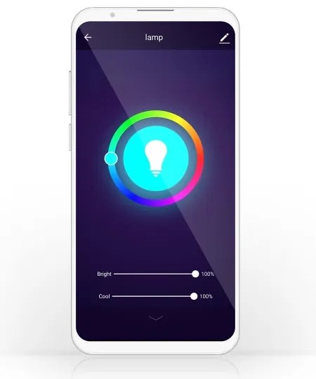 Nedis WIFILRC20E27 - SADA 2xLED RGBW Stmievateľná žiarovka E27/9W Wi-Fi 2700-6500K