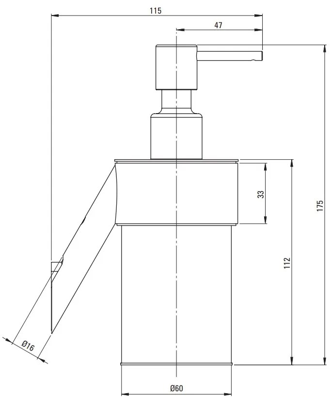 Deante Silia, dávkovač mydla 250ml, chrómová, DEA-ADI_0421