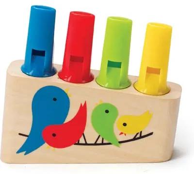 Hape dřevěné hračky dřevěná duhová flétna | BIANO