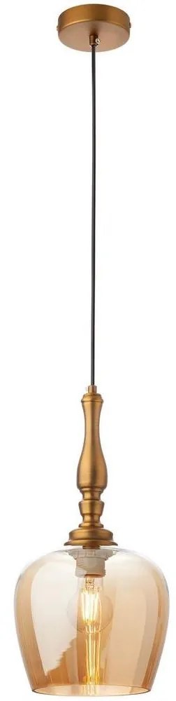 Redo 01-2740 - Luster na lanku TOLL 1xE27/42W/230V bronzová