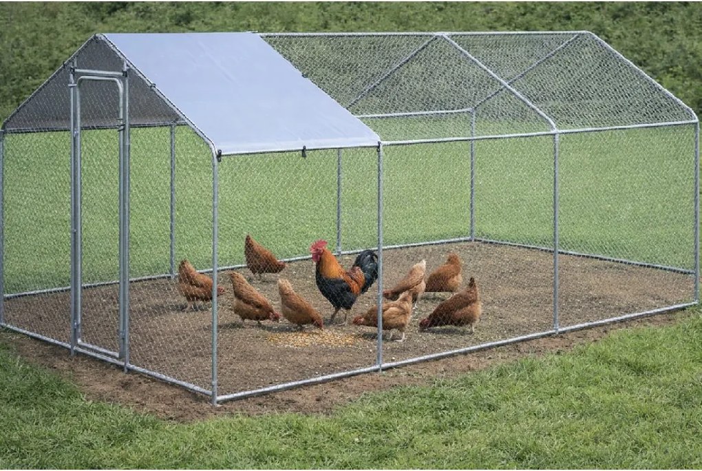 Výbeh pre sliepky BestBerg BBCH‑18 / 18 m² / 300 × 600 × 195 cm / kurník