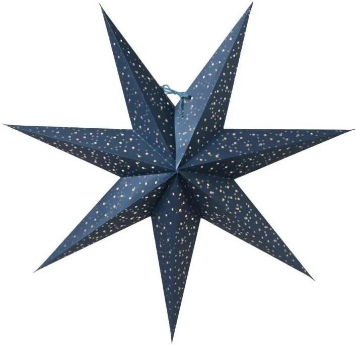 watt & VEKE Závesná svietiaca hviezda Helsinki Blue 60 cm