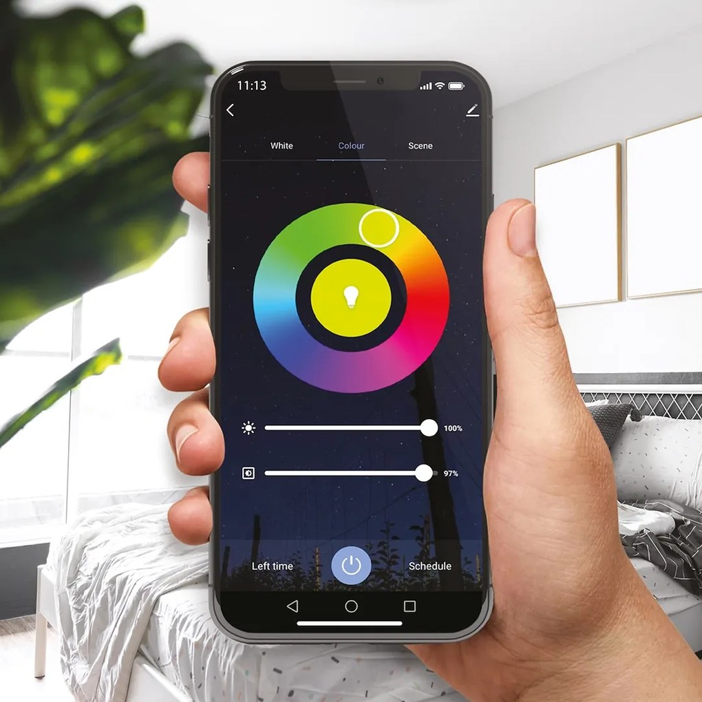 LED žiarovka E27 RGB+CCT+DIM 8w 900 lm Wi-Fi