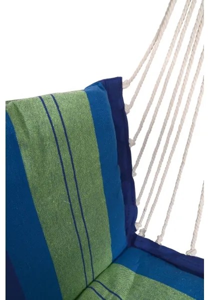 Hojdacia sieť na sedenie modrá/zelená
