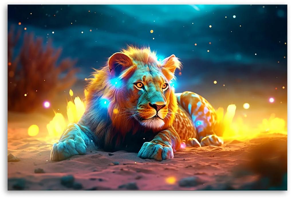 Gario Obraz na plátne Lev v pozore Rozmery: 60 x 40 cm