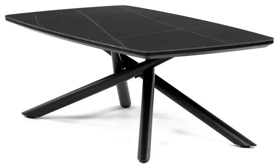 Autronic BONTEC Konferenčný stolík 120x70cm, spekaná keramika, mramor, AHG-X7227 BK Farba: Čierna